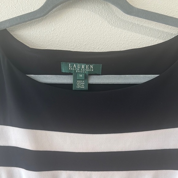 Lauren Ralph Lauren Black and White Sheath‎ Mini Dress - Picture 2 of 7